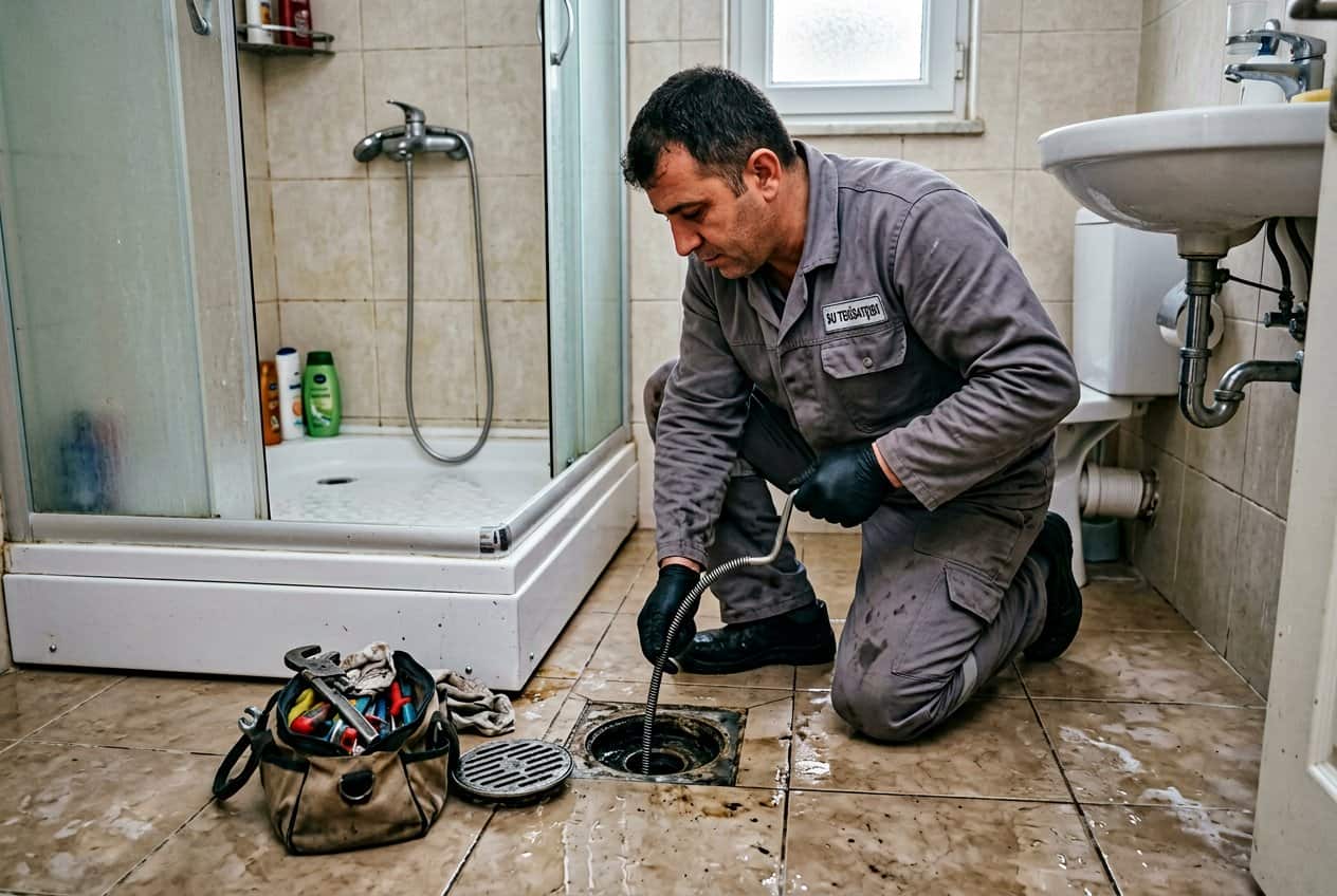 Banyo gider tıkanıklığı açma hizmeti