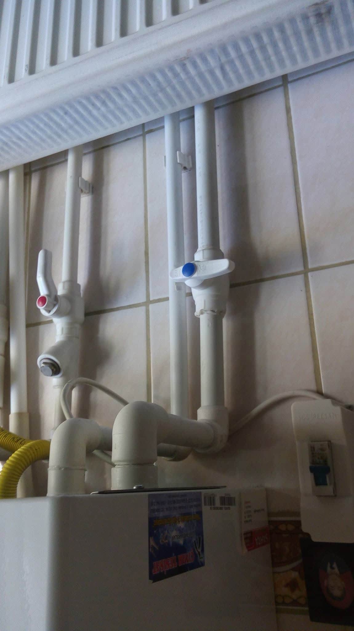 Su tesisat ve gider açma çalışması