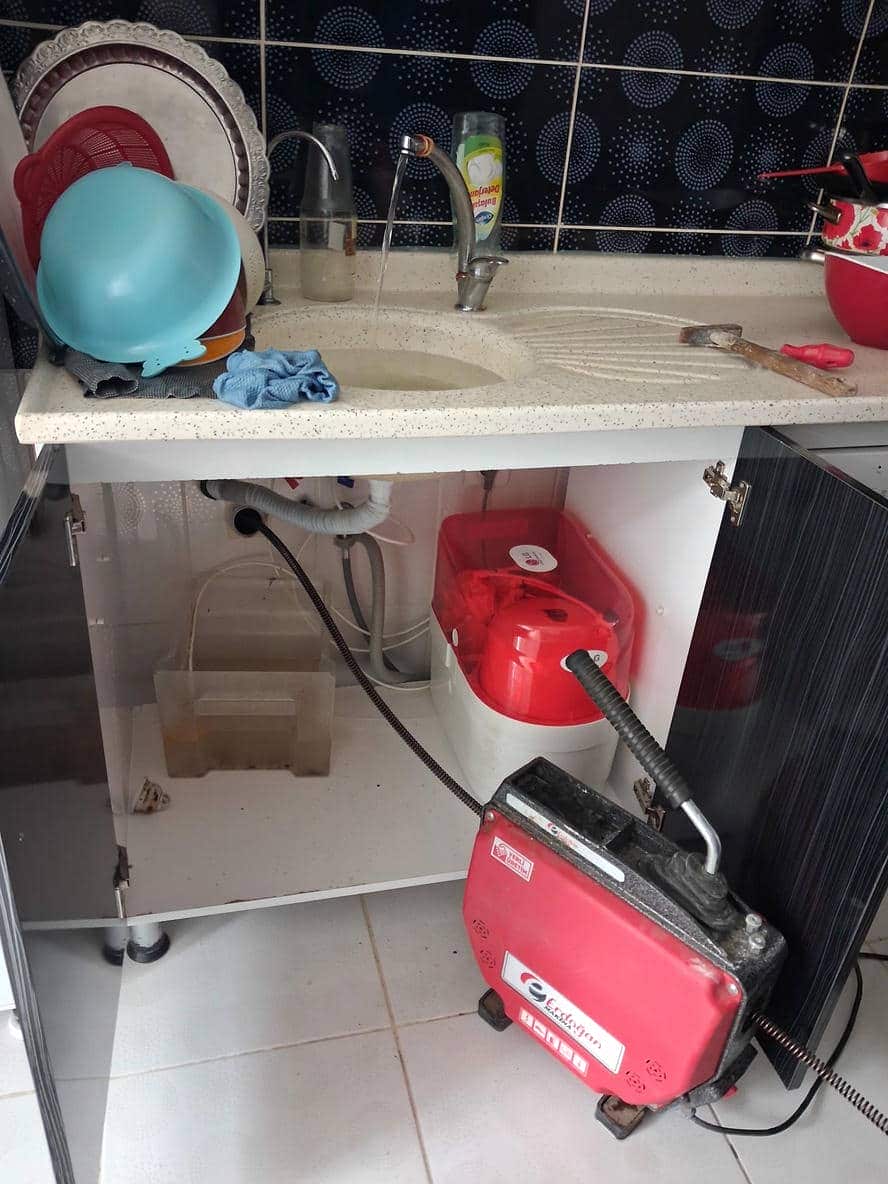 Lavabo Gider Açma tesisat